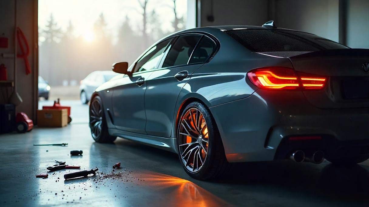 Pkw mit Getriebeschaden in einer Werkstatt in Dülmen; Leitfaden zum fairen Verkauf.